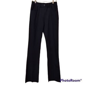 NWT Rammus Pull On Trousers Black Bootcut Pants Elastic Waist Sz S